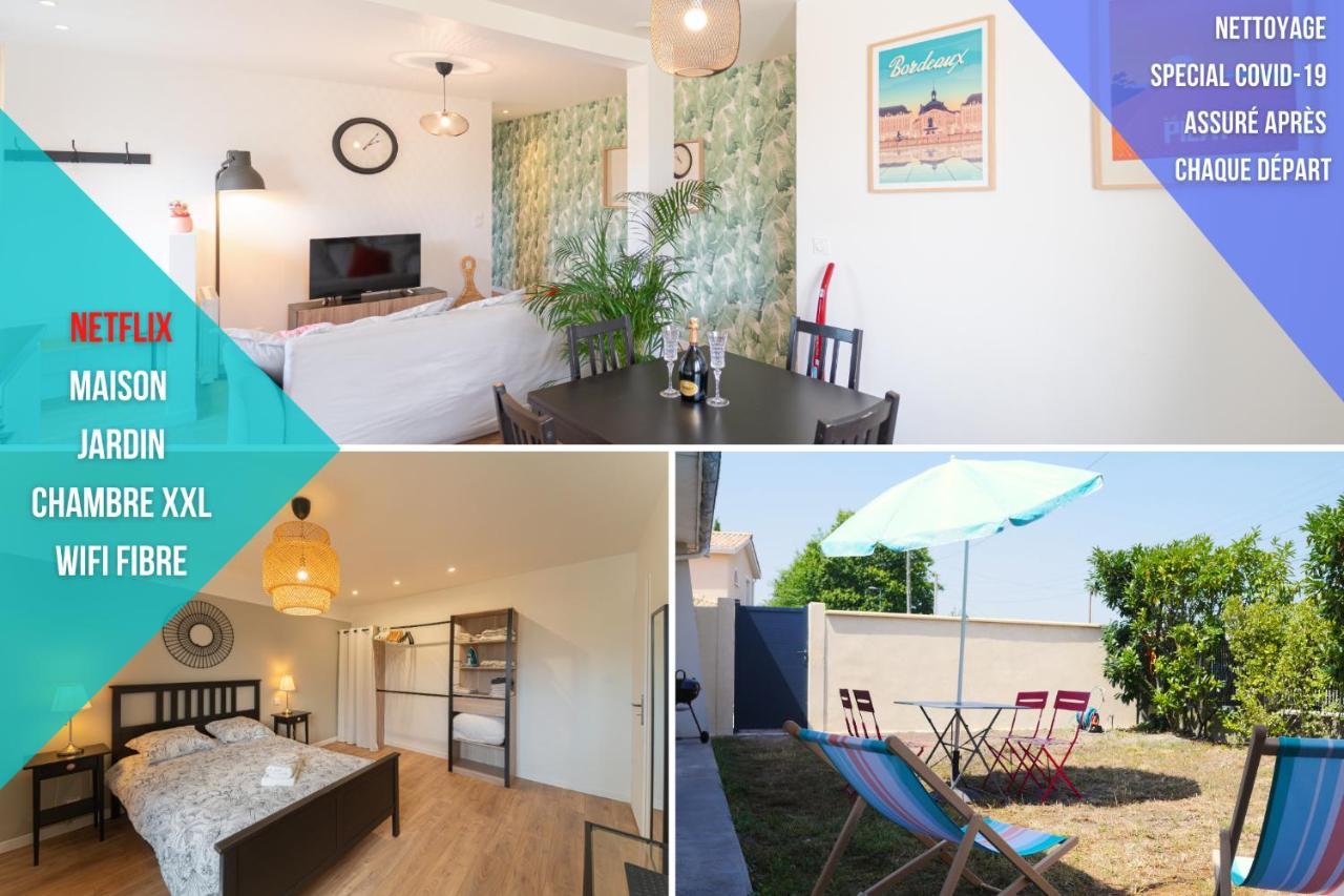 La Capeyronnaise - Maison Cosy - Jardin Mérignac Eksteriør billede